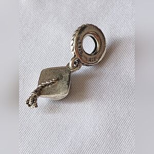 Pandora Silver Graduation Cap Charm